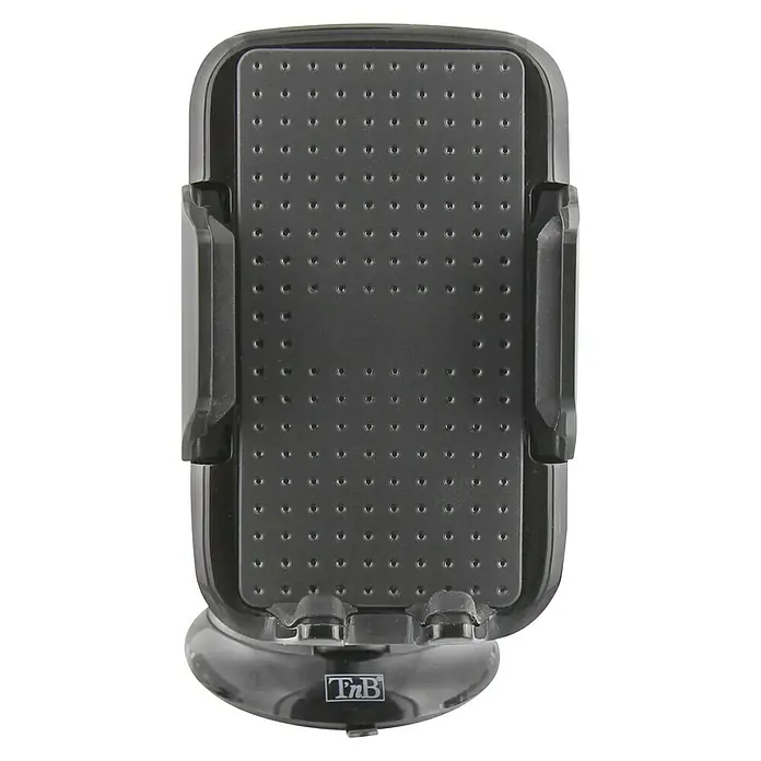 T'nB Soporte para teléfono móvil CARHOLDBK2 - Orientable 360°, Ventosa - Vista frontal