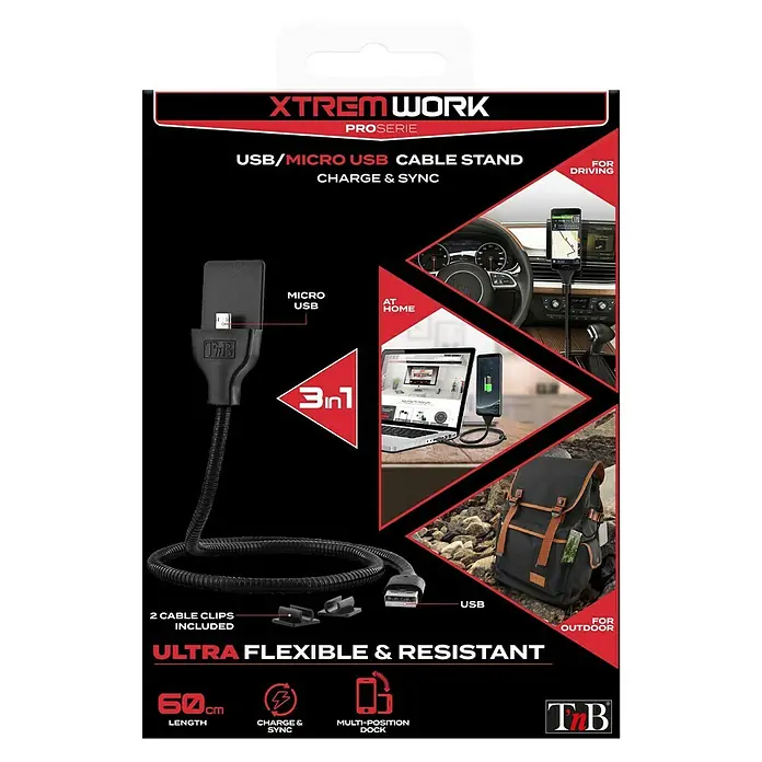 T'nB Cable USB - Largo: 60 cm - Vista frontal