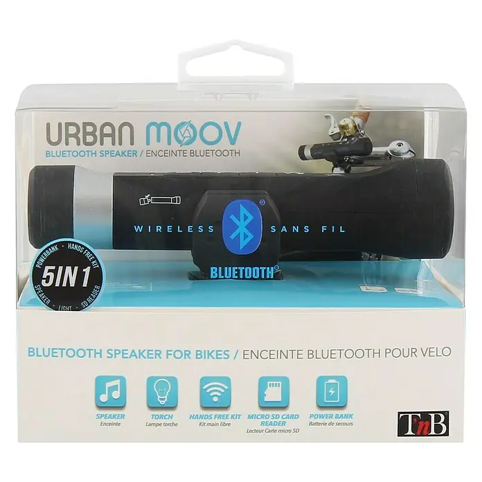 T'nB Altavoz Bluetooth - 3 W, Apto para: Bicicletas - Vista frontal
