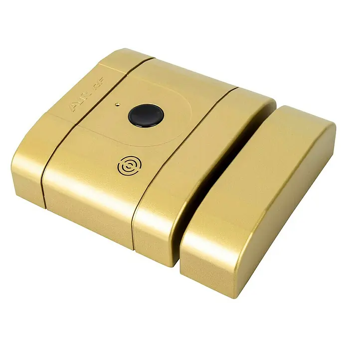 AYR Cerradura electrónica int-LOCK RF - L x An x Al: 145 x 121 x 36 mm, Transmisión: Radio, Latón - Vista angular