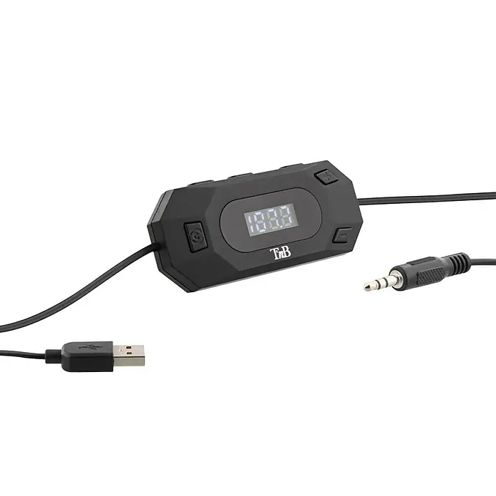 T'nB Radiotransmisor - Apto para: Coche, Toma de carga USB 5 V/2,1 A - Vista angular