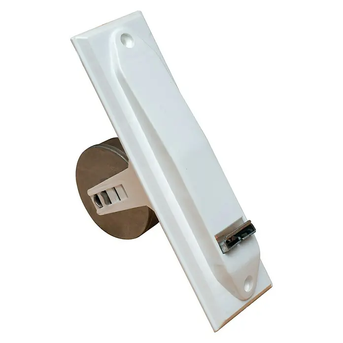 Micel Recogedor de cinta de persiana PR 4 - Anchura de la correa: 22 mm, Blanco, Plástico - Vista angular