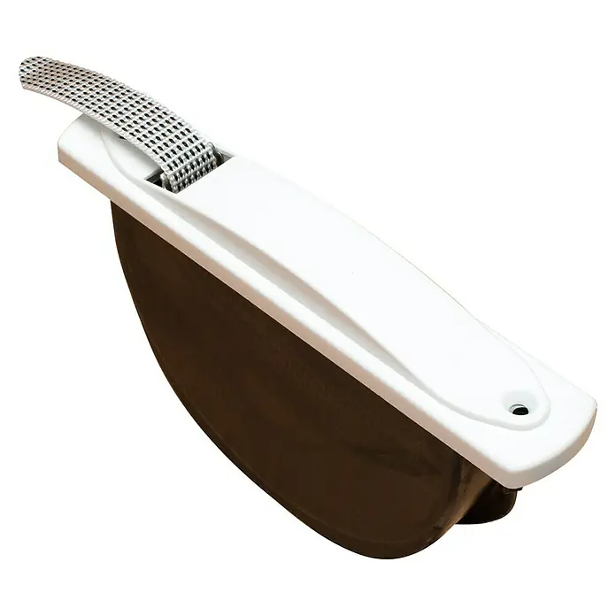 Micel Recogedor de cinta de persiana PR 1 - Blanco, Anchura de la correa: 18 mm, Empotrado - Vista angular