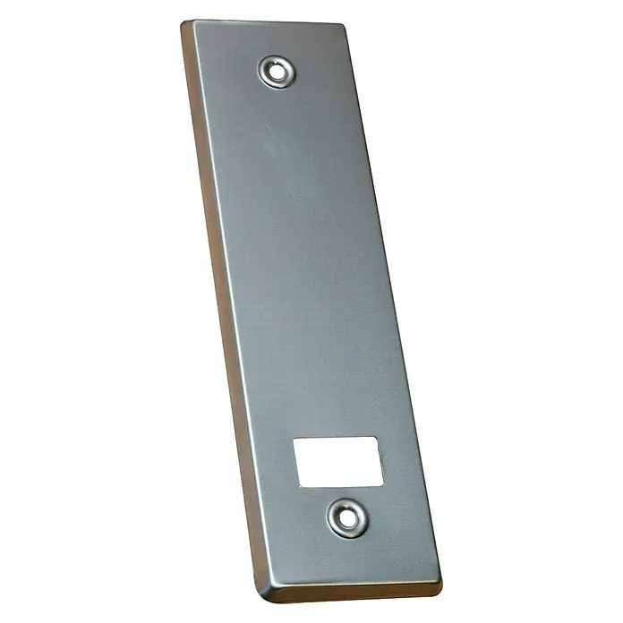 Micel Embellecedor PR6 - L x An: 223 x 65 mm, Aluminio, Plateado - Vista angular