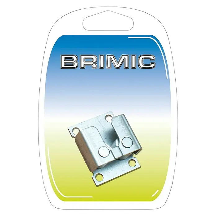Micel Brimic Soporte para persianas PR13 - L x An: 44 x 36 mm, Zincado - Vista frontal