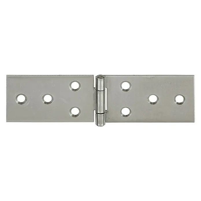 Stabilit Tischband - B x H: 121 x 35 mm, Stärke: 1,5 mm, Edelstahl - Vorderansicht