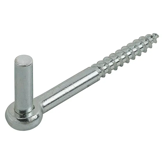 Stabilit Einschraubkloben - Länge: 110 mm, Durchmesser Dorn: 13 mm, Höhe Dorn: 45 mm, Verzinkt - Diagonale Ansicht