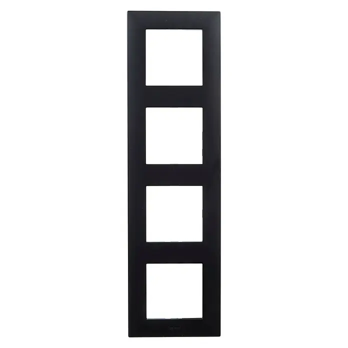 Legrand Valena Next Marco negro/cobre - Negro/Cobre, x 4, Plástico, Montaje en la pared - Vista frontal