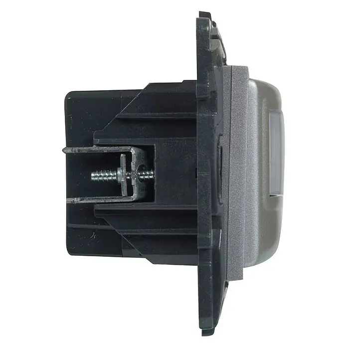 Legrand Niloé Step Sensor de movimiento - Aluminio, Alcance: 8 m - Vista de perfil izquierdo