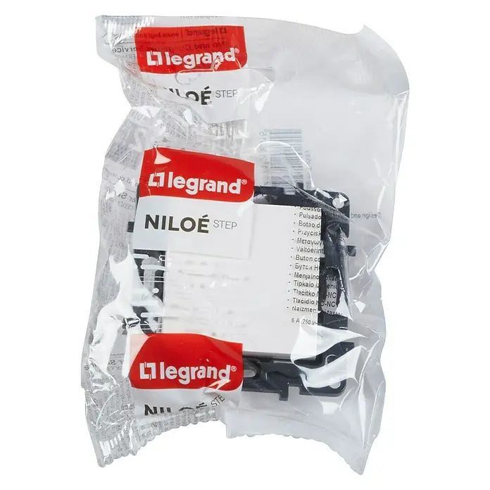 Legrand Niloé Step Pulsador de timbre - Plástico, Blanco - Vista frontal