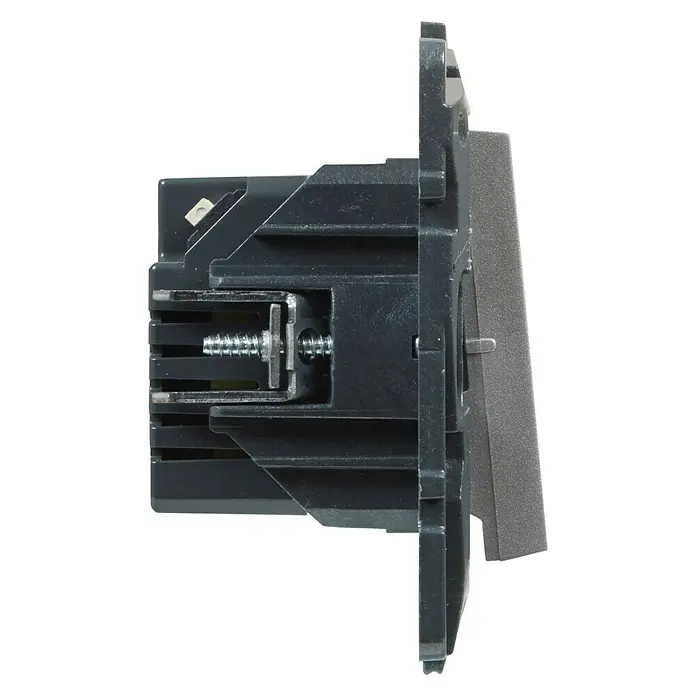 Legrand Niloé Step Interruptor de sensor inteligente - Aluminio, x 1, Montaje en la pared - Vista de perfil izquierdo
