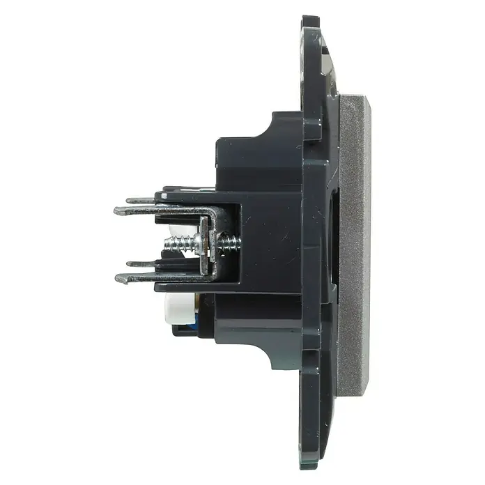 Legrand Niloé Step Toma de red RJ45 - Aluminio, 1 canal, Plástico, Montaje en la pared - Vista de perfil izquierdo