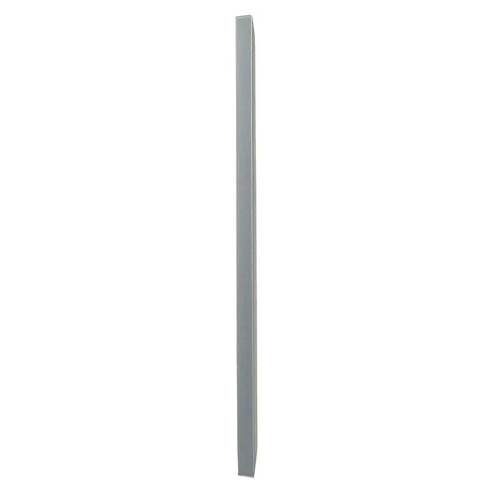 Legrand Niloé Step Marco - Plateado, x 3, Plástico, Montaje en la pared - Vista de perfil izquierdo