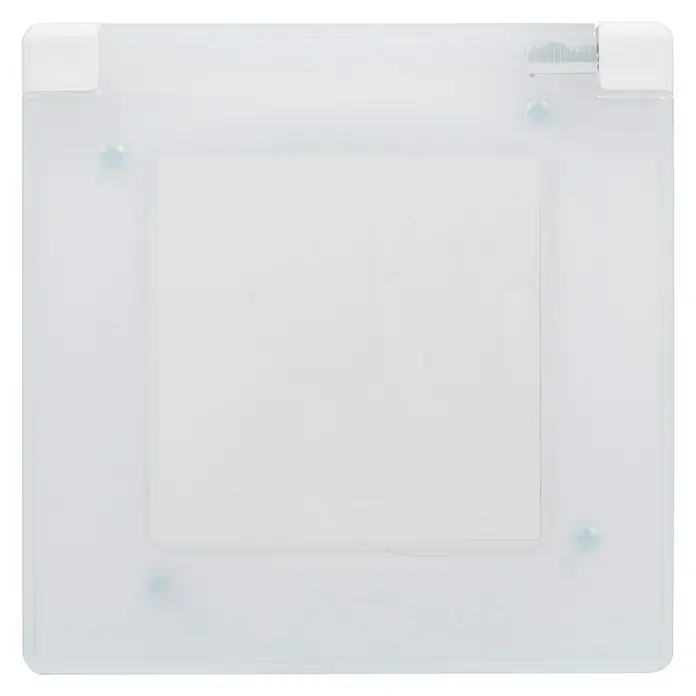 Legrand Niloé Step Marco IP44 - Blanco, x 1, Plástico, Montaje en la pared - Vista frontal