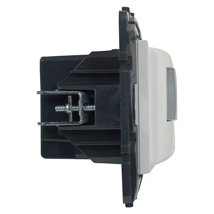 Legrand Niloé Step Sensor de movimiento - Blanco, Alcance: 8 m - Vista de perfil izquierdo