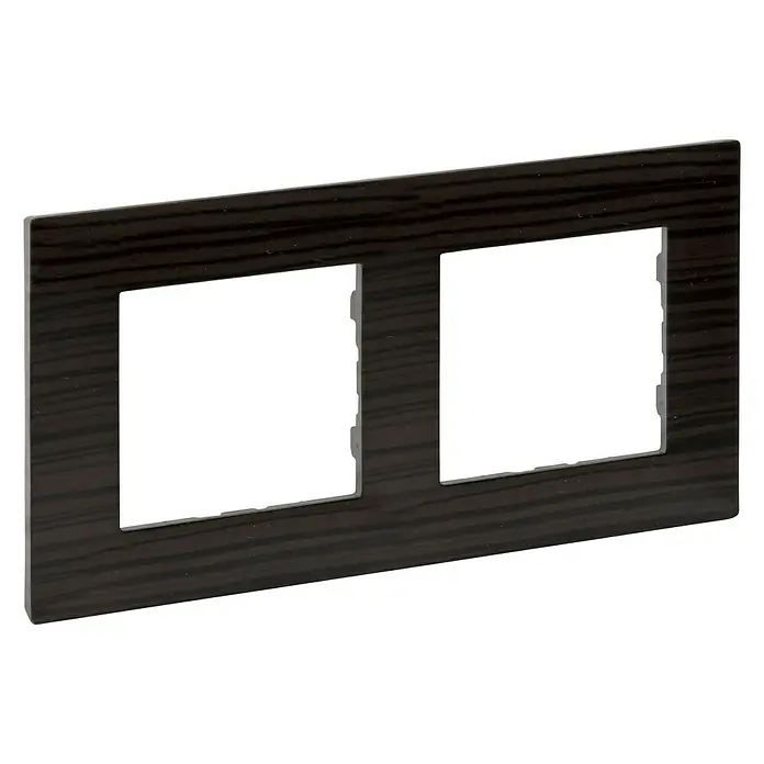 Legrand Niloé Step Marco - Madera, x 2, Plástico, Montaje en la pared - Vista angular