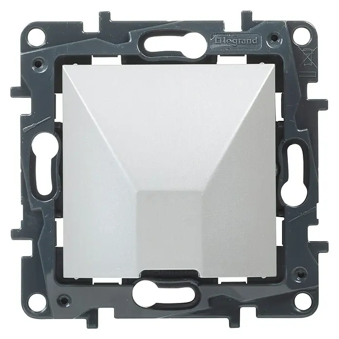 Legrand Niloé Step Pasacables - Aluminio, Diámetro: 12 cm - Vista frontal
