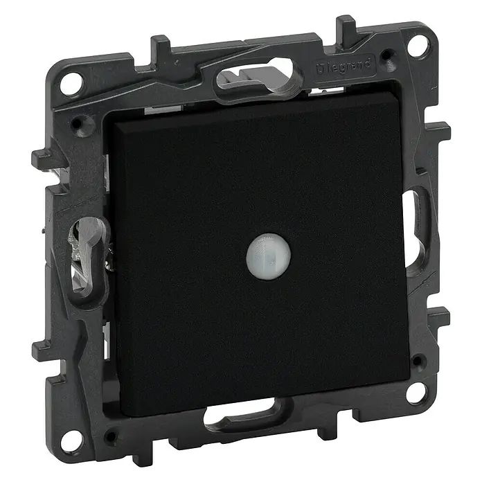 Legrand Niloé Step Interruptor de sensor inteligente - Antracita, x 1, Montaje en la pared - Vista angular