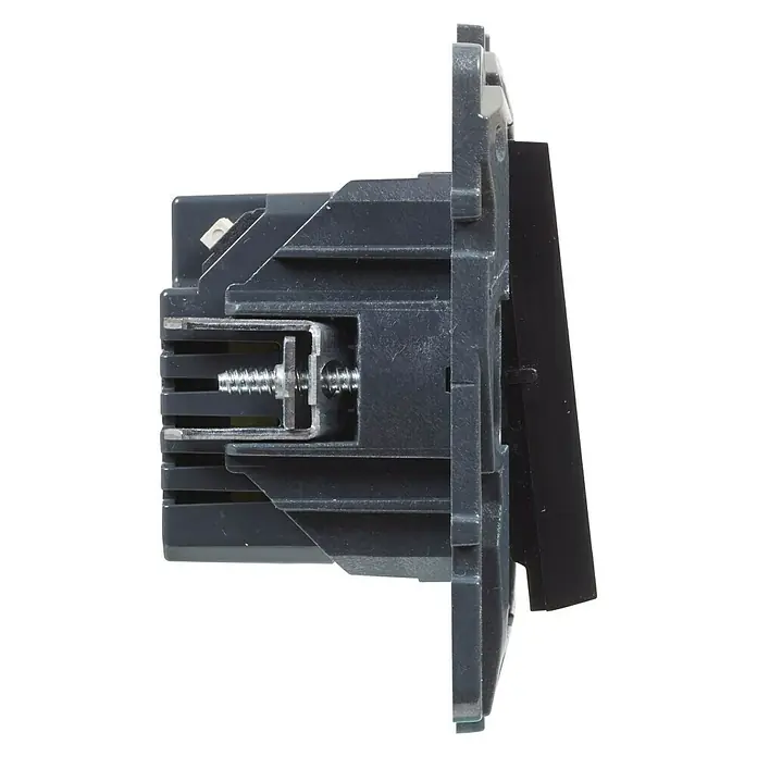 Legrand Niloé Step Interruptor de sensor inteligente - Antracita, x 1, Montaje en la pared - Vista de perfil izquierdo
