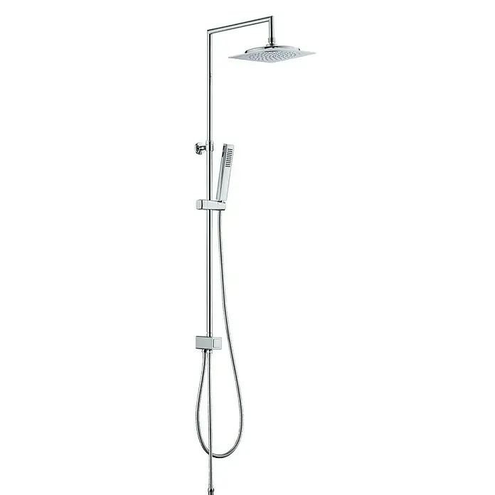 Mixomat Sustav tuš garniture - Razmak provrta: 70 cm, Broj vrsta mlaza: 1 Kom., Krom - Dijagonalni pogled