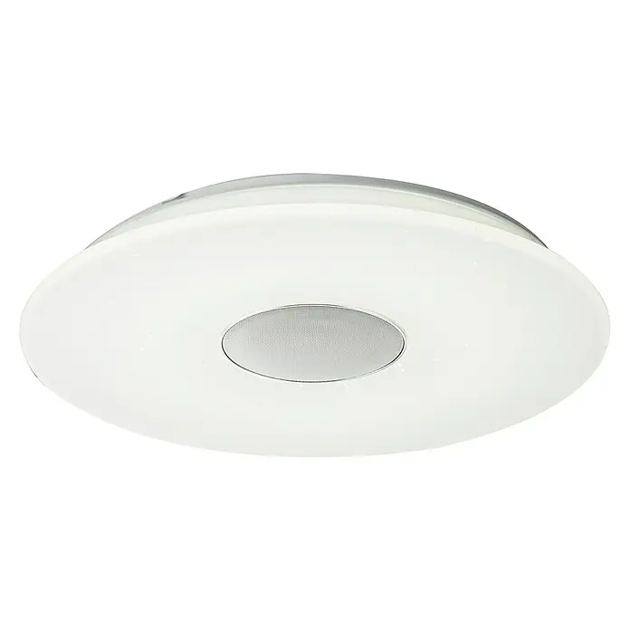 Globo LED-Deckenleuchte rund - 50 W, Ø x H: 530 mm x 8,5 cm, Warmweiß - Diagonale Ansicht