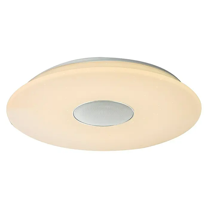 Globo LED-Deckenleuchte rund - 50 W, Ø x H: 530 mm x 8,5 cm, Warmweiß - Diagonale Ansicht