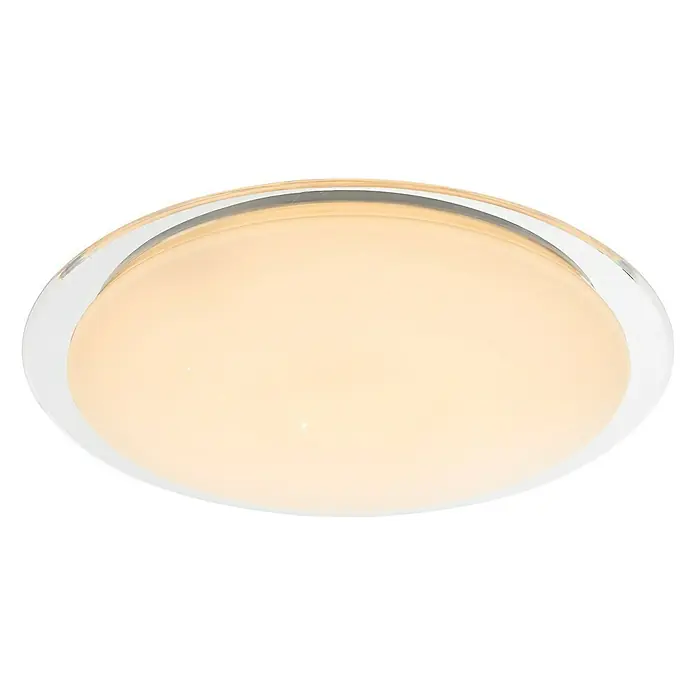 Globo LED-Deckenleuchte rund OPTIMA - 60 W, Ø x H: 555 mm x 7,5 cm, Warmweiß - Diagonale Ansicht