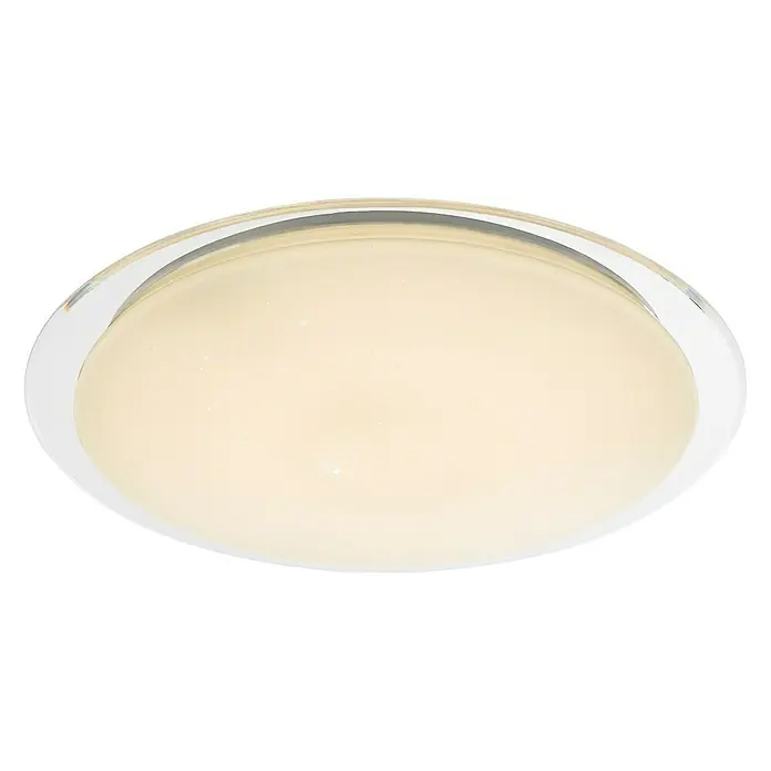 Globo LED-Deckenleuchte rund OPTIMA - 60 W, Ø x H: 555 mm x 7,5 cm, Warmweiß - Diagonale Ansicht