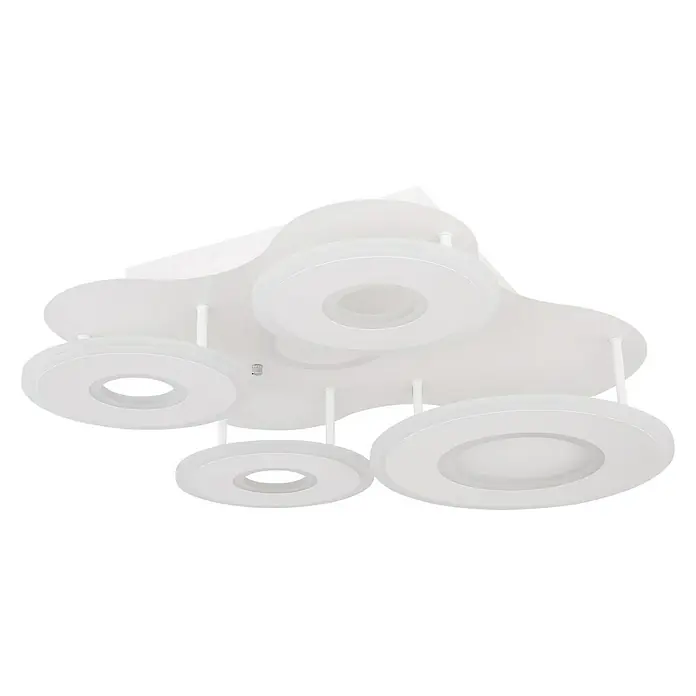 Globo LED-Deckenleuchte rund FLAVETTO - 55 W, Warmweiß - Diagonale Ansicht