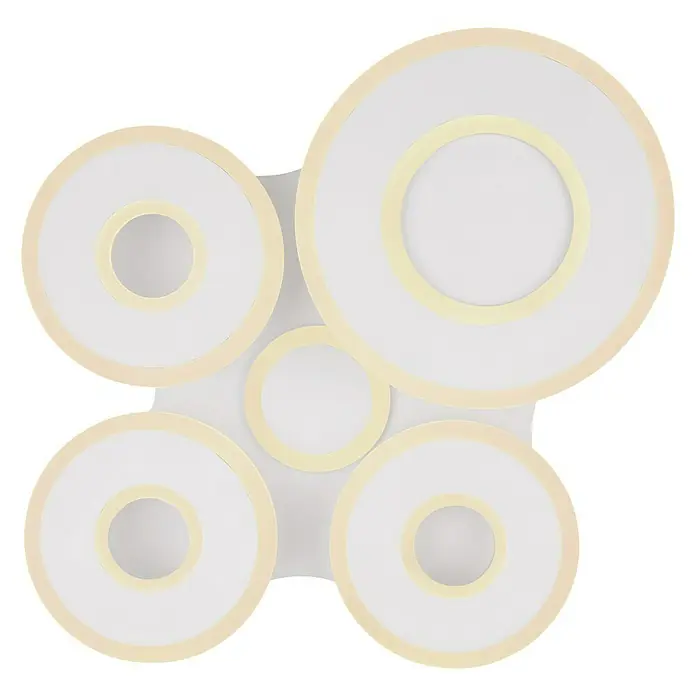 Globo LED-Deckenleuchte rund FLAVETTO - 55 W, Warmweiß - Ansicht von unten