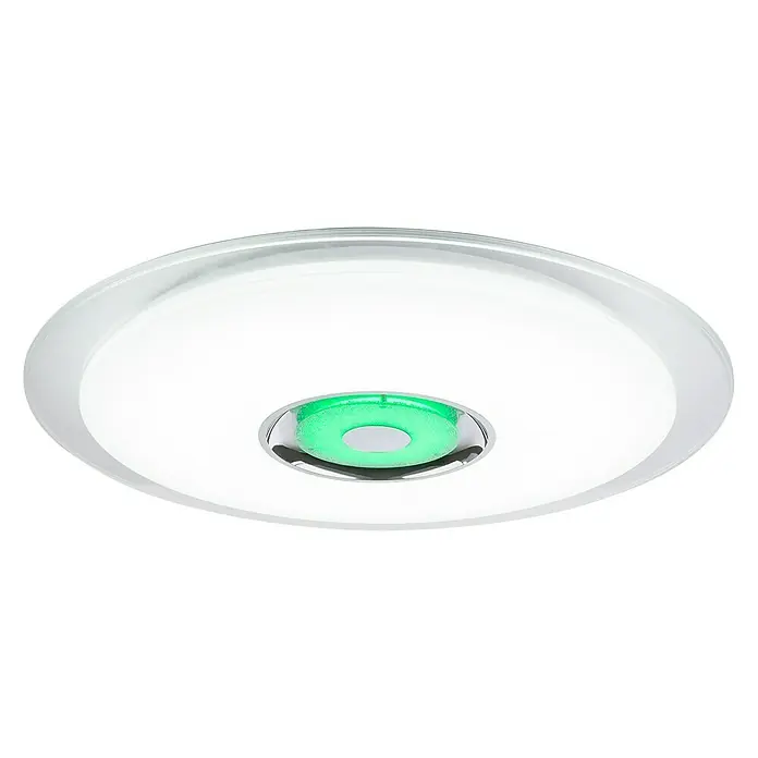 Globo LED-Deckenleuchte rund TUNE - 36 W, Ø x H: 600 mm x 6,1 cm, RGB - Diagonale Ansicht