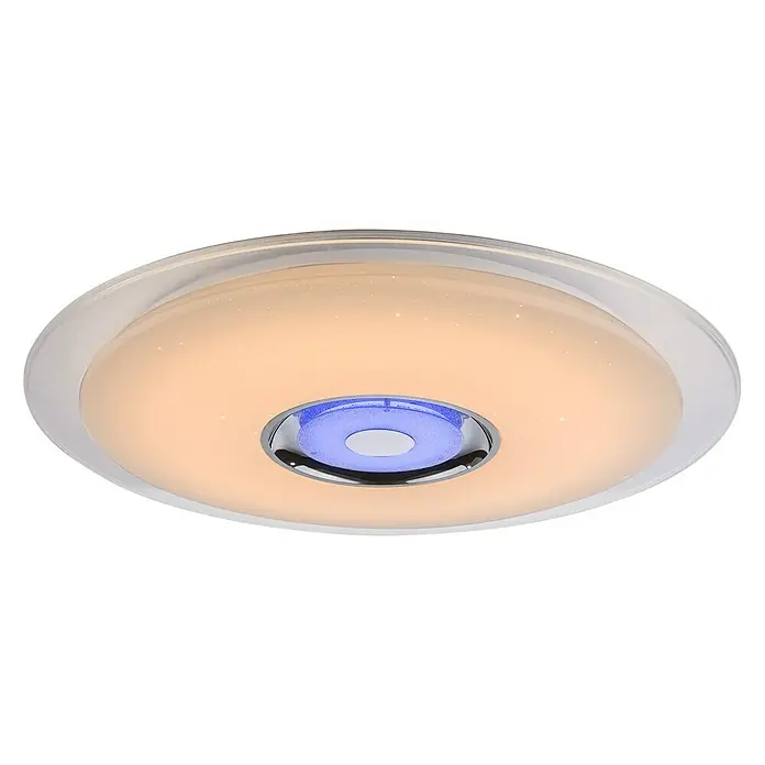Globo LED-Deckenleuchte rund TUNE - 36 W, Ø x H: 600 mm x 6,1 cm, RGB - Diagonale Ansicht