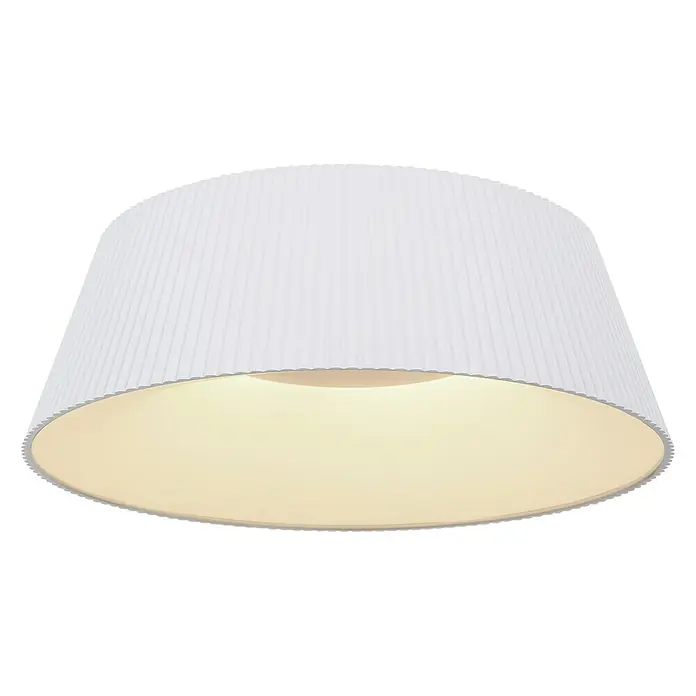 Globo LED-Deckenleuchte rund CROTONE - 45 W, Ø x H: 460 mm x 17 cm, Warmweiß - Diagonale Ansicht
