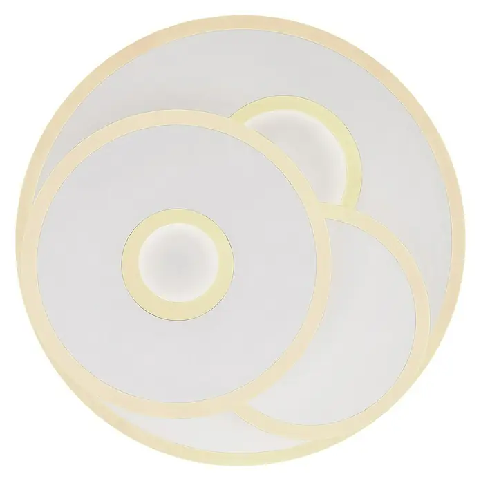 Globo LED-Deckenleuchte rund FLAVETTO - 48 W, Ø x H: 500 mm x 13 cm, Warmweiß - Ansicht von unten