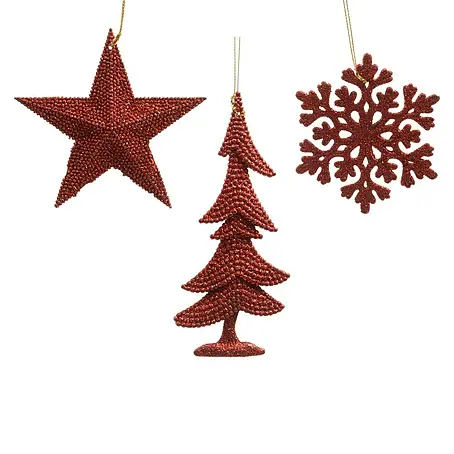 Adornos del árbol de Navidad surtido