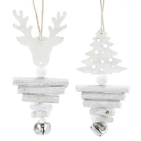 Adornos del árbol de Navidad Reno y abeto