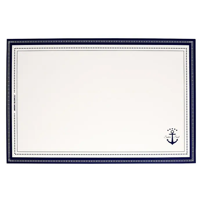 Marine Business Juego de mantel individual Sailor & Soul - 6 uds., Plástico - Vista descendente