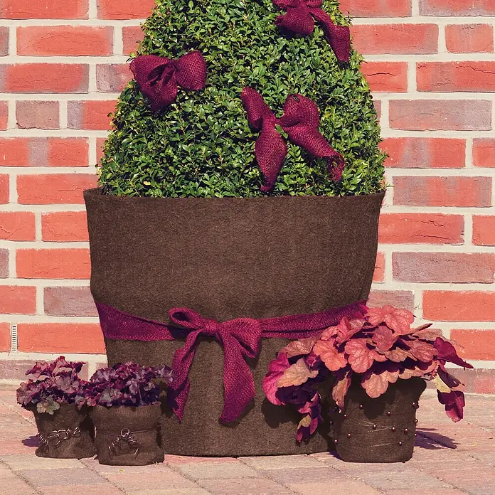 Videx Garden Jute-Gewebematte - L x B: 150 x 50 cm, Dunkelbraun - Stimmungsaufnahme