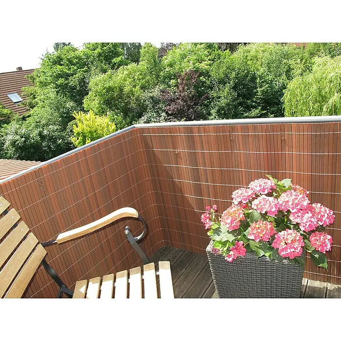Videx Garden Sichtschutzmatte Rügen - Nussbraun, L x H: 300 x 100 cm, Kunststoff - Stimmungsaufnahme