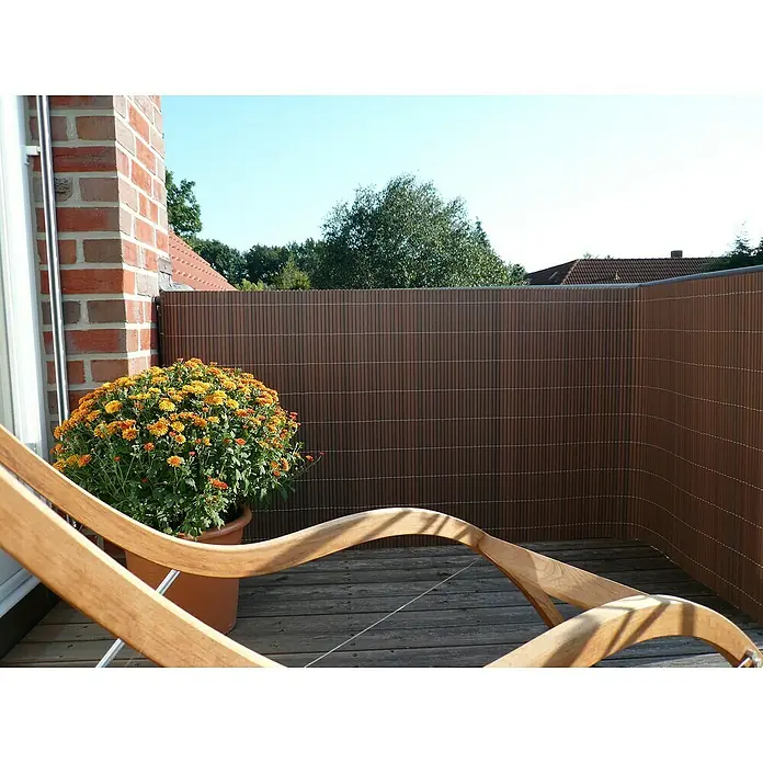 Videx Garden Sichtschutzmatte Rügen - Nussbraun, L x H: 300 x 100 cm, Kunststoff - Stimmungsaufnahme