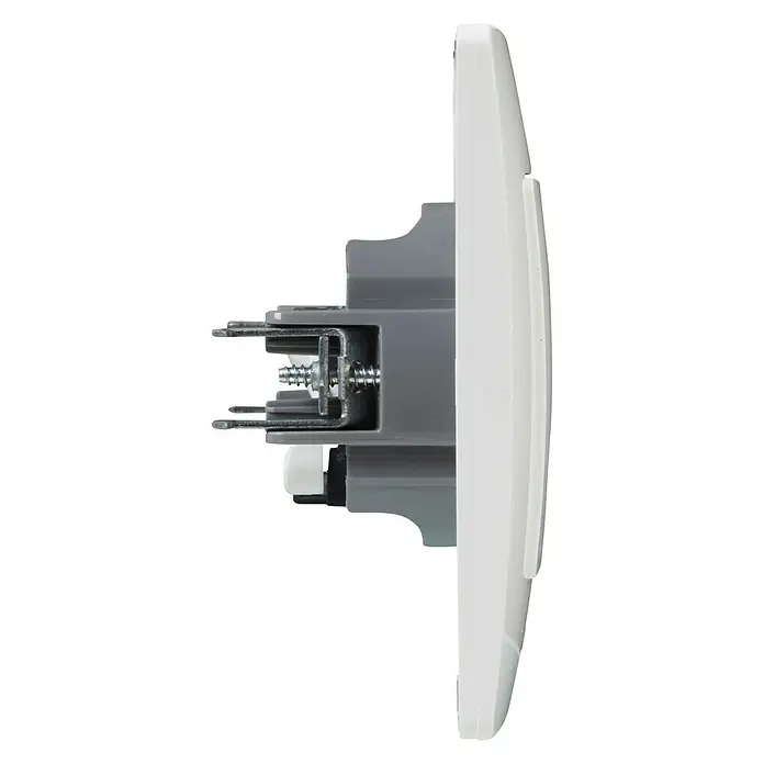 Legrand Niloé Monoblock Toma de red RJ45 - Blanco, 1 canal, Plástico, Montaje en la pared - Vista de perfil derecho