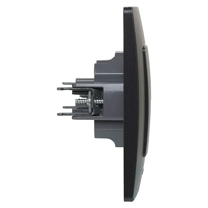 Legrand Niloé Monoblock Toma de teléfono RJ11 - Negro, Montaje en la pared - Vista de perfil derecho