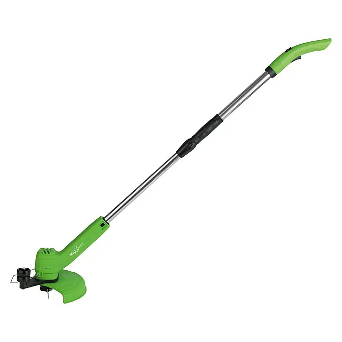MAXXMEE Akku-Rasentrimmer - 12 V, Li-Ionen, 1 Akku, Schnittbreite: 17 cm - Diagonale Ansicht