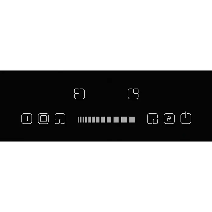 Sharp Kochfeld KH-6VX09FS00-EU - Anzahl Kochfelder: 4 Stk., Autark, Touch-Control Bedienfeld, Glaskeramik - Detailaufnahme