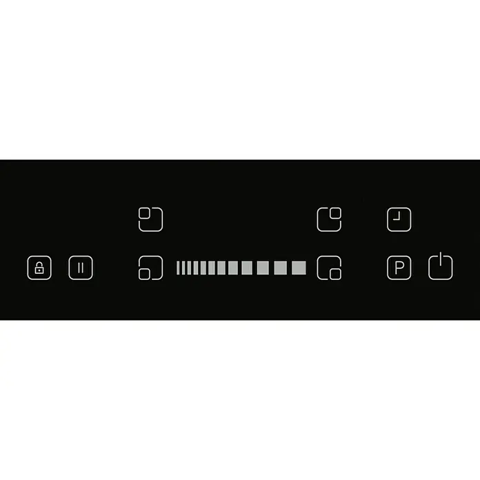 Sharp Kochfeld KH-6IX19FS00-EU - Anzahl Kochfelder: 4 Stk., Induktion, Touch-Control Bedienfeld, Glaskeramik - Detailaufnahme