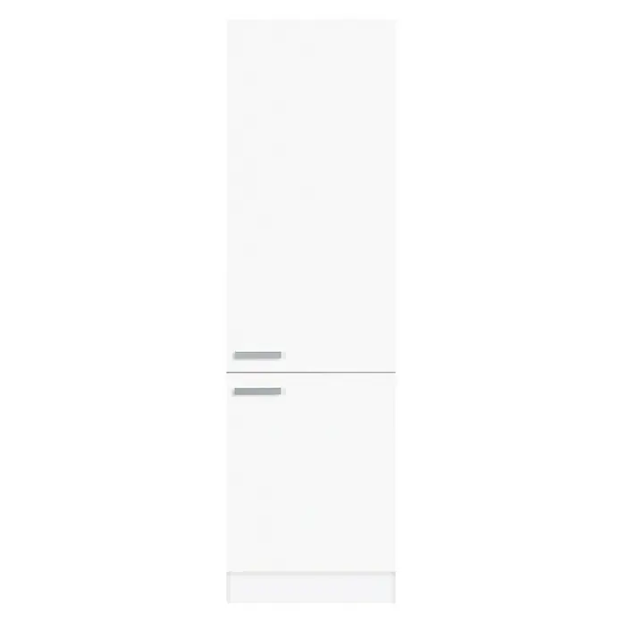 Optifit Salo214 Hoge kast - 57,1 x 60 x 206,8 cm, Wit - Vooraanzicht