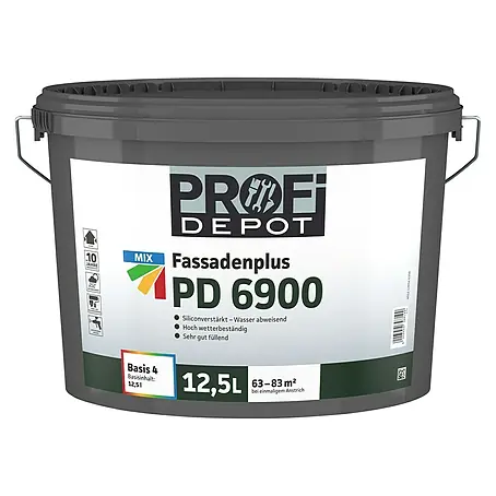 Profi Depot PD Fassadenfarbe Fassadenplus PD 6900 Basis 4