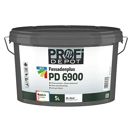 Profi Depot PD Fassadenfarbe Fassadenplus PD 6900 Basis 4