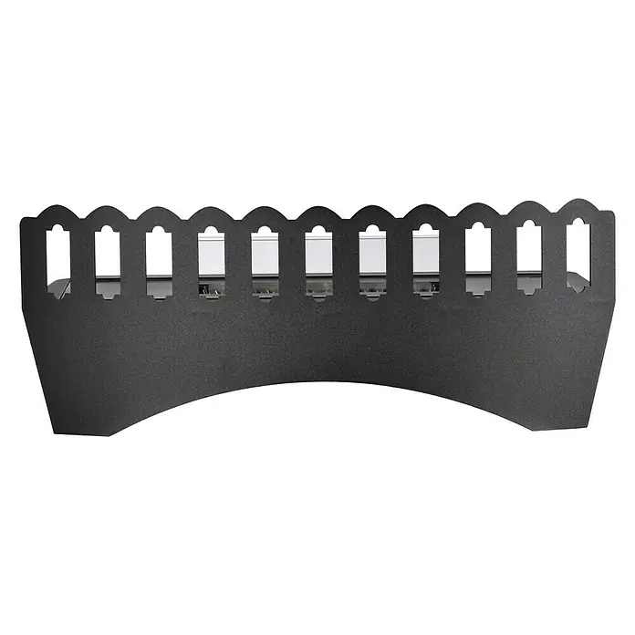Tenderflame Kamineinsatz 180 Classic - 45 x 23,3 x 17 cm, Füllmenge: 1,1 l, Schwarz - Rückansicht