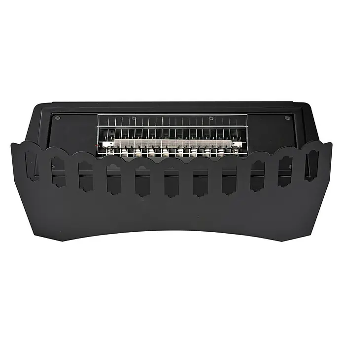 Tenderflame Kamineinsatz 180 Classic - 45 x 23,3 x 17 cm, Füllmenge: 1,1 l, Schwarz - Diagonale Ansicht